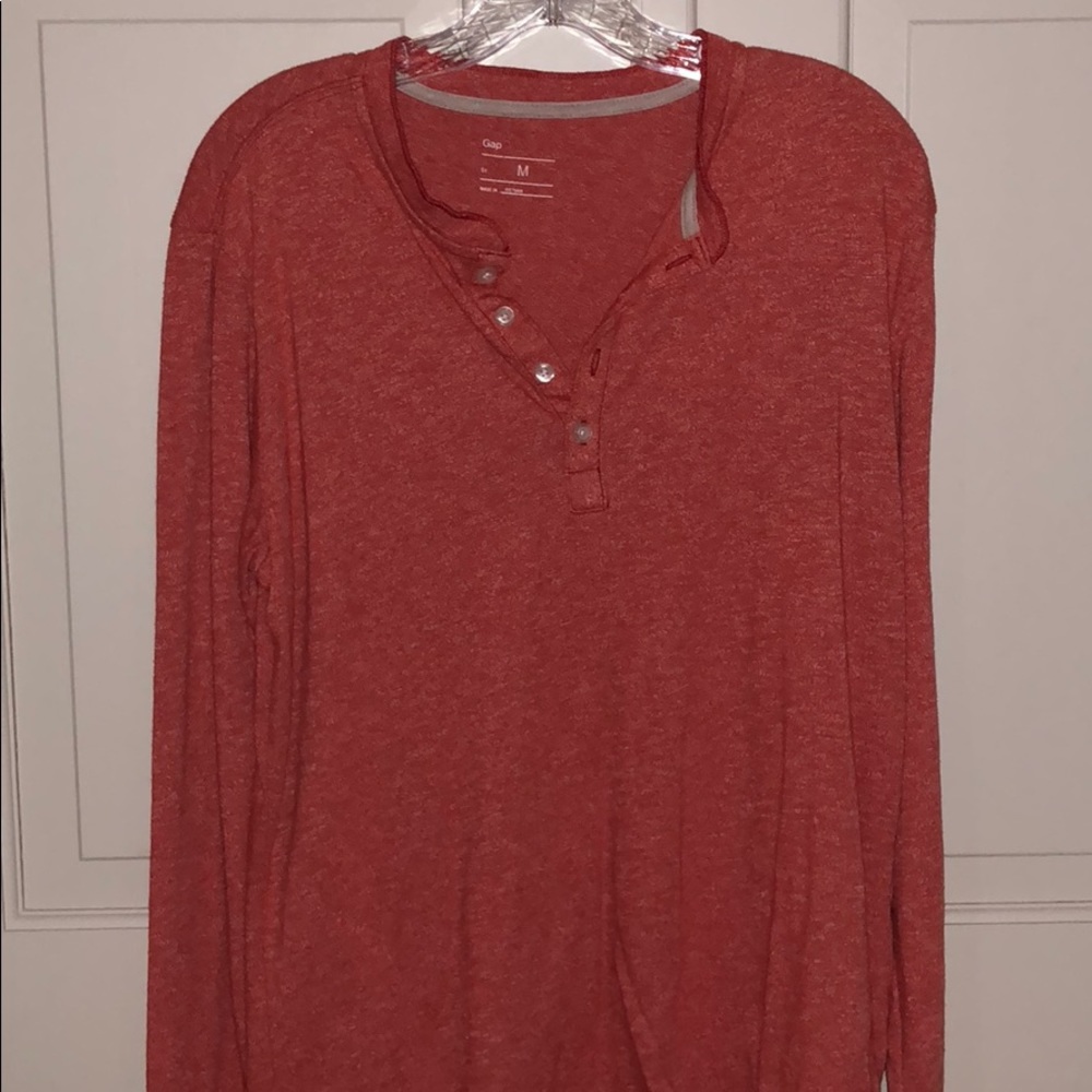 Orange Henley by GAP